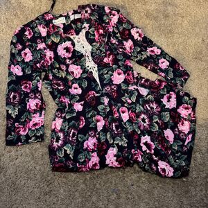 Size XS (?) Karin Stevens‎ Vintage Floral Print Dress